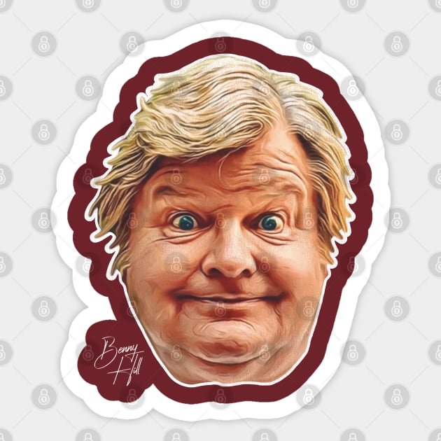 BENNY HILL Sticker by darklordpug